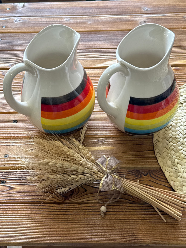 پارچ رنگین کمان سرامیکی