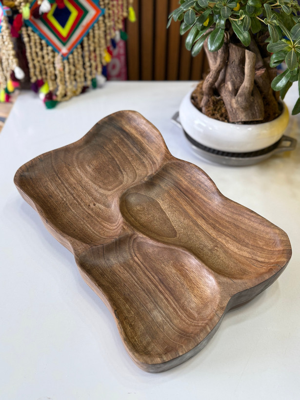 اردو خوری سه خونه چوب گردو