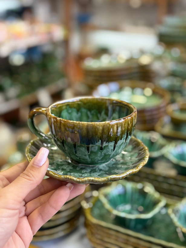 فنجان نلبکی شره ای دوعددی