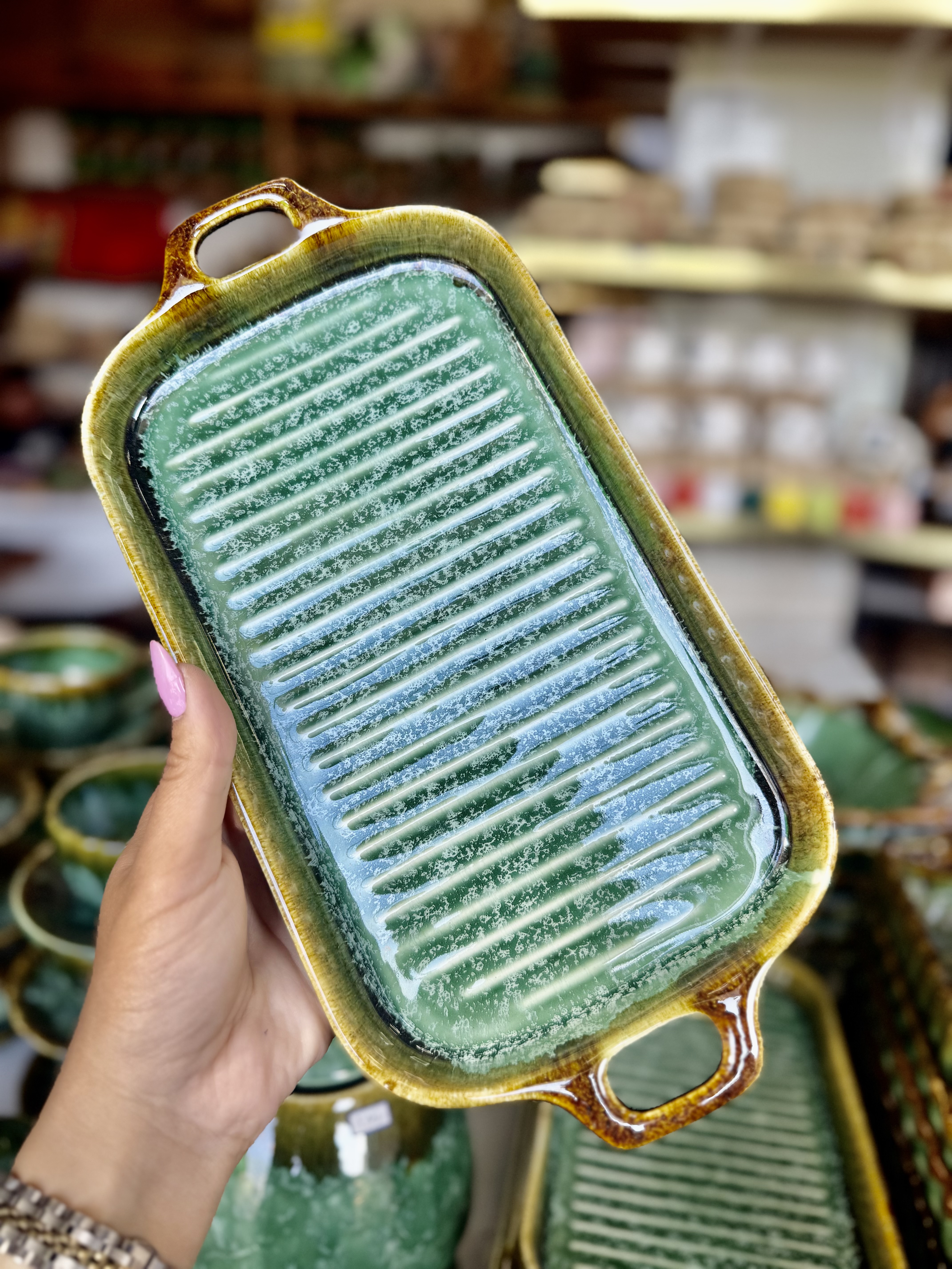 تابه گریل مستطیلی  شره ای