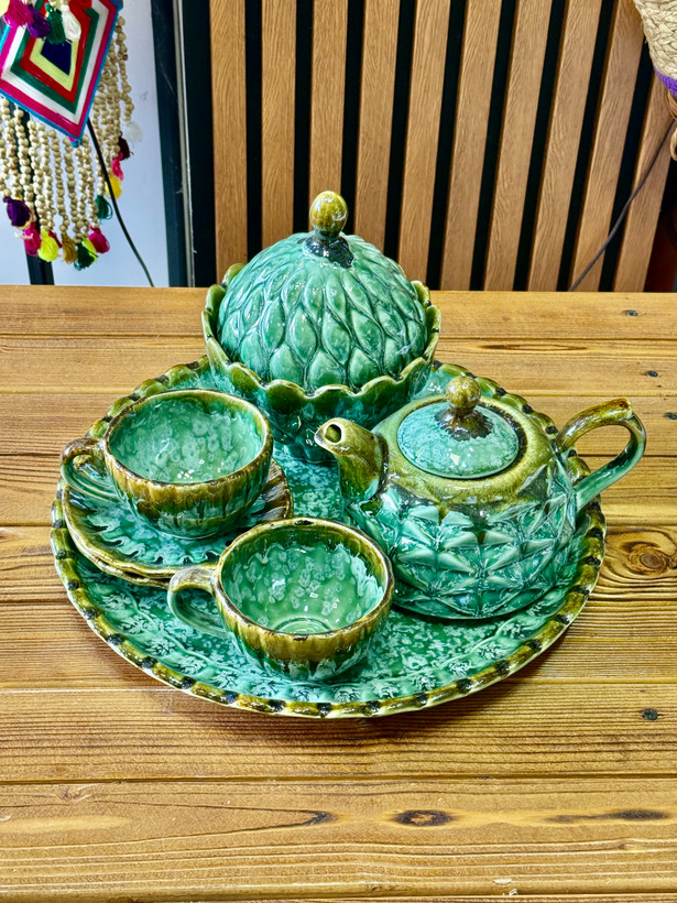 ست چای خوری ۲نفره شره ای الماسی