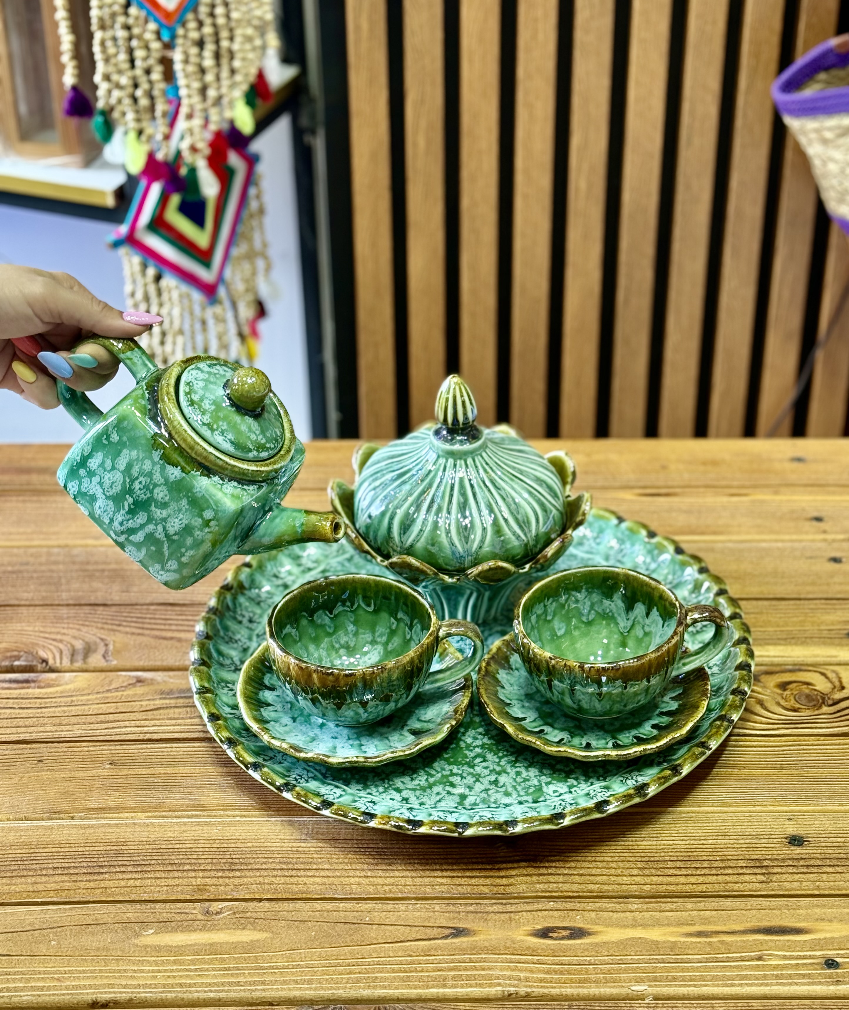 ست چای خوری ۲نفره شره ای