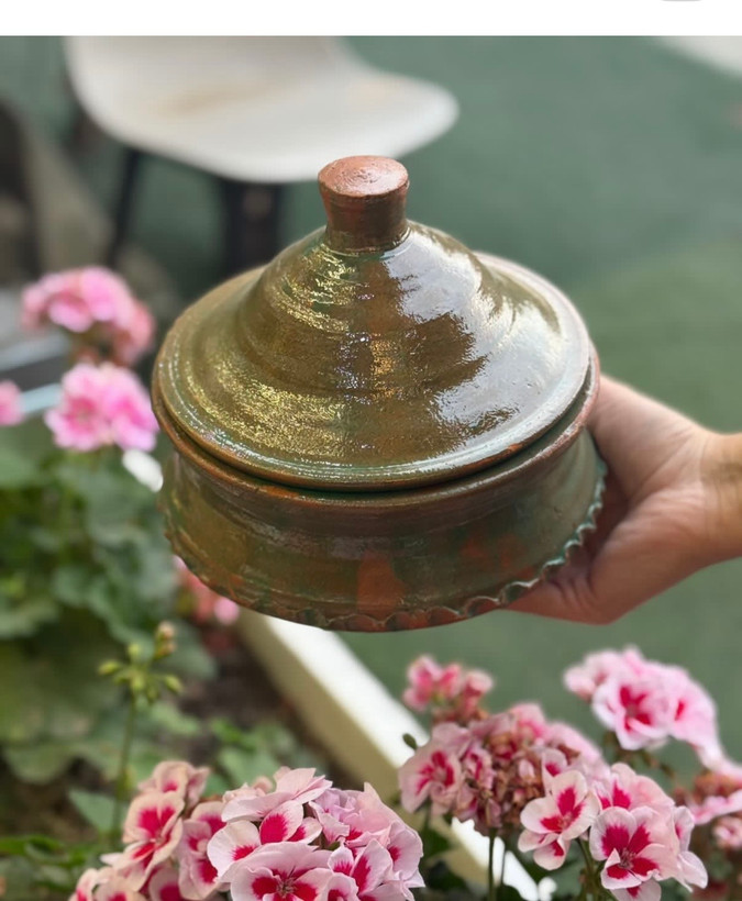 گمج دستساز ۲ ۳نفره سفالی