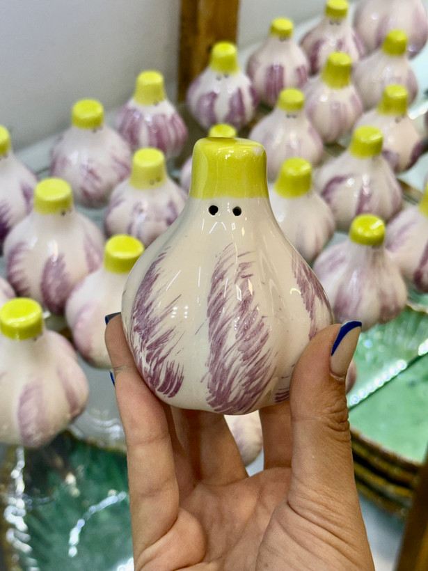 نمکدان سرامیکی سیر سه عددی