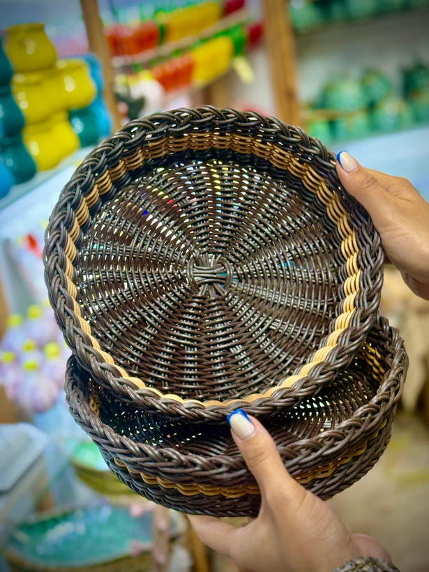سبد نان و سبزی پلاستیکی